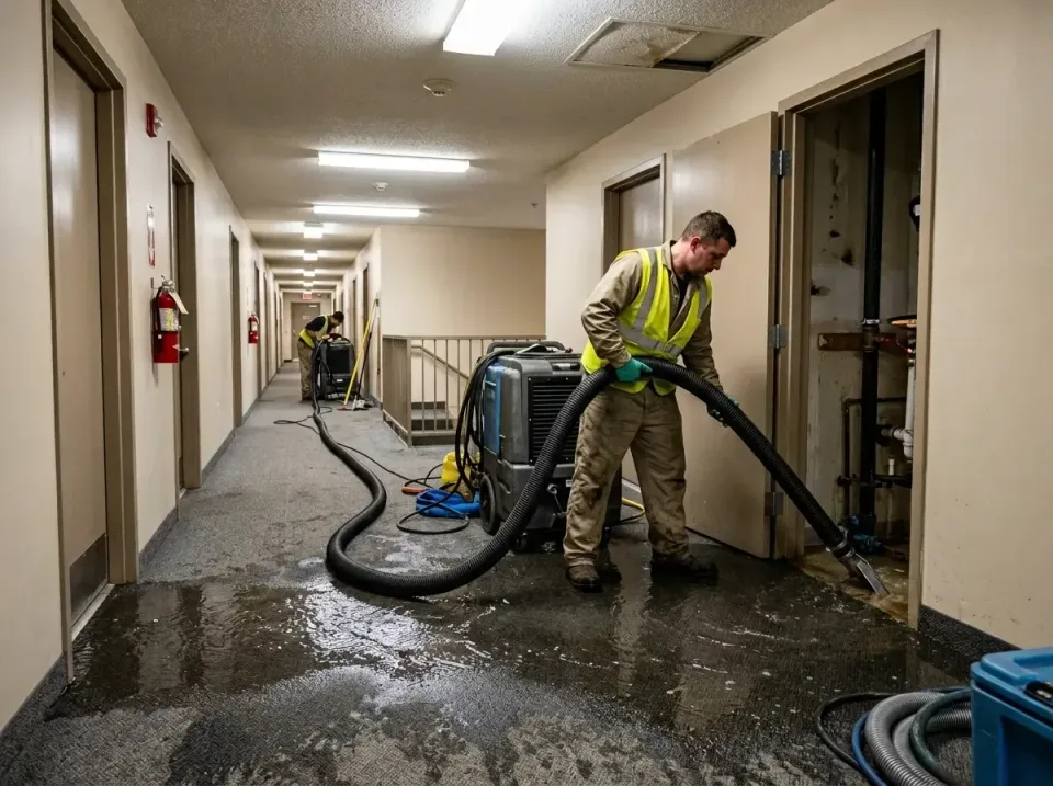 multi-unit-apartment-hallway-f-005 — frequently asked questions, Emergency Burst Pipe Water Extraction & Removal in Eglin AF…